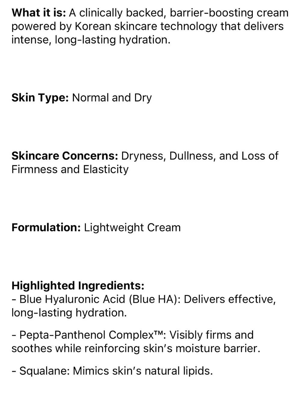 Laneige Water Bank Blue Hyaluronic Cream Mini